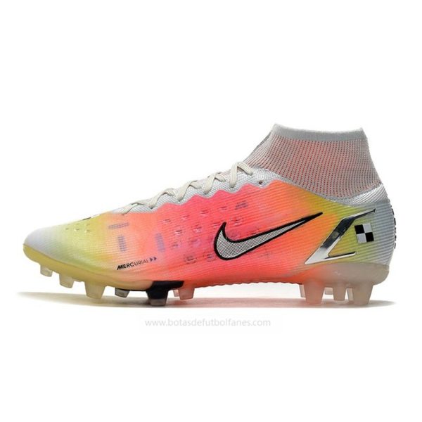 Nike Mercurial Superfly Elite AG PRO Blanco Rojo Plata